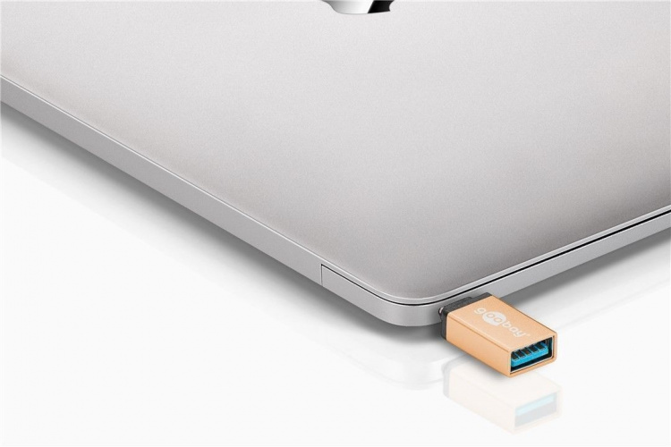 Goobay USB-C - A 3.0-adapteri, kulta