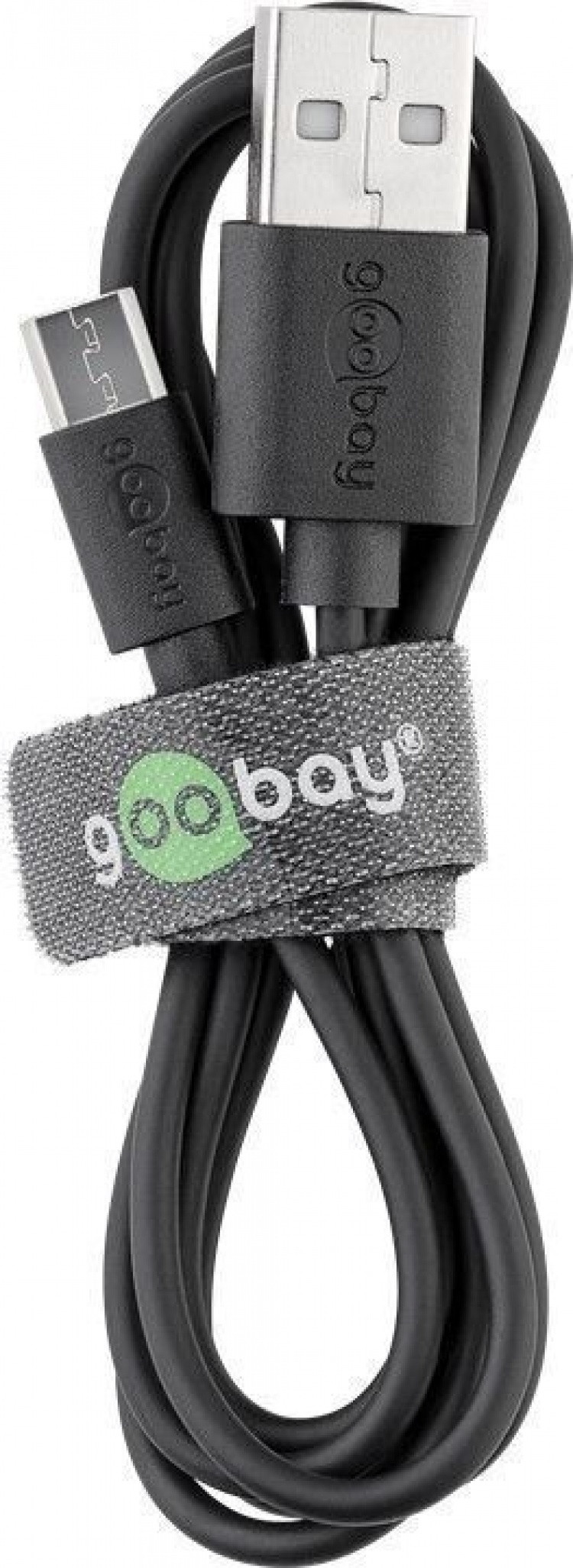 Goobay Micro-USB 5 W laturi + kaapeli,1 m, musta Goobay Micro-USB 5 W laturi + kaapeli,1 m, musta
