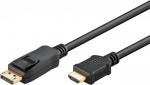 Goobay DisplayPort - HDMI -monitorikaapeli, 2 m Goobay DisplayPort - HDMI -monitorikaapeli, 2 m