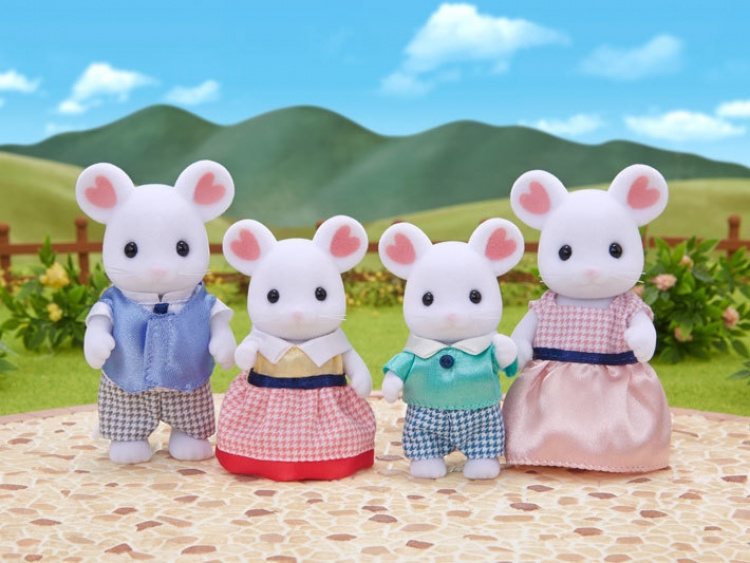 Sylvanian Families Vaahtokarkkihiiriperhe