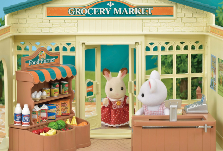 Sylvanian Families Kylän supermarket