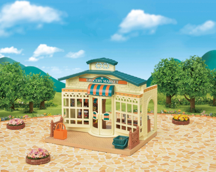 Sylvanian Families Kylän supermarket