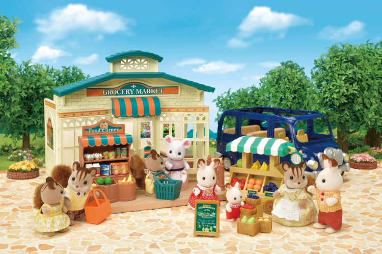 Sylvanian Families Kylän supermarket