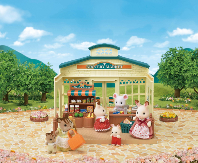 Sylvanian Families Kylän supermarket