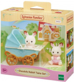 Sylvanian Families Suklaapupukaksoset -setti (Lastenvaunut)