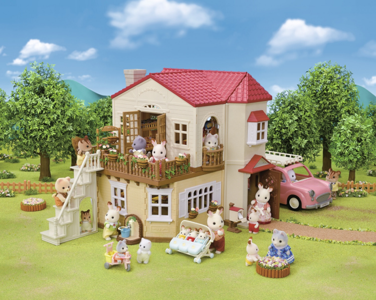 Sylvanian Families 5708 - Kaupunkitalo Ullakolla