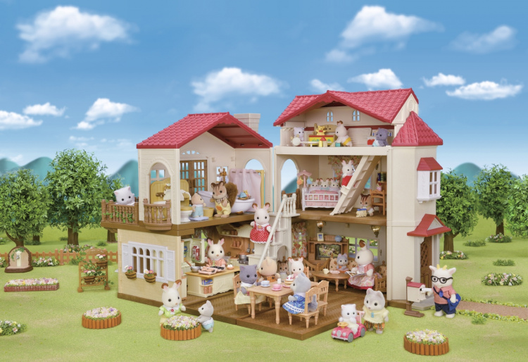 Sylvanian Families 5708 - Kaupunkitalo Ullakolla