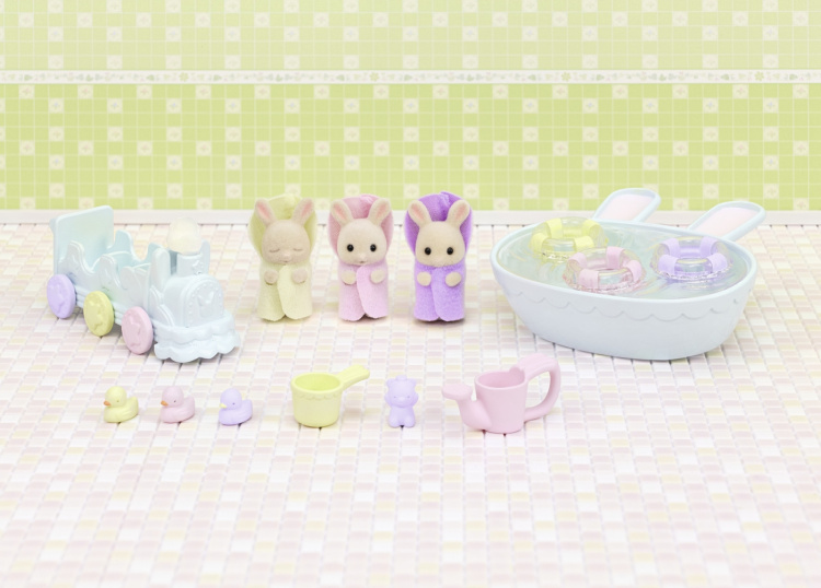 Sylvanian Families Kolmosten kylpysetti