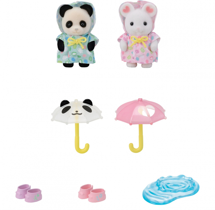 Sylvanian Families Kaverukset sateessa
