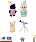 Sylvanian Families Kolmoset yökylässä