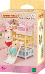 Sylvanian Families Kolmoiskerrossänky liukumäellä