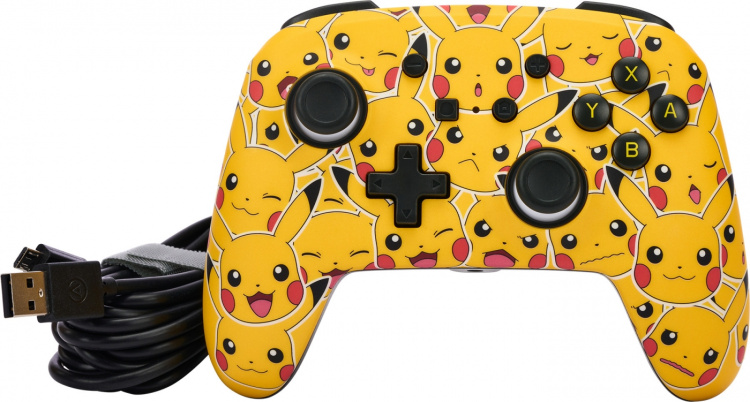 PowerA Enhanced Wired Controller -peliohjain, Pikachu Moods, Switch PowerA Enhanced Wired Controller -peliohjain, Pikachu Moods, Switch