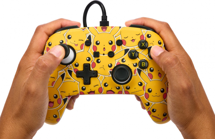 PowerA Enhanced Wired Controller -peliohjain, Pikachu Moods, Switch PowerA Enhanced Wired Controller -peliohjain, Pikachu Moods, Switch