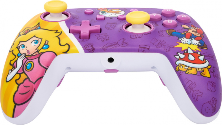 PowerA Enhanced Wired Controller -peliohjain, Princess Peach Battle, Switch PowerA Enhanced Wired Controller -peliohjain, Princess Peach Battle, Switch