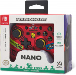 PowerA Nano Wired Controller -peliohjain, Mario Kart: Racer Red, Switch