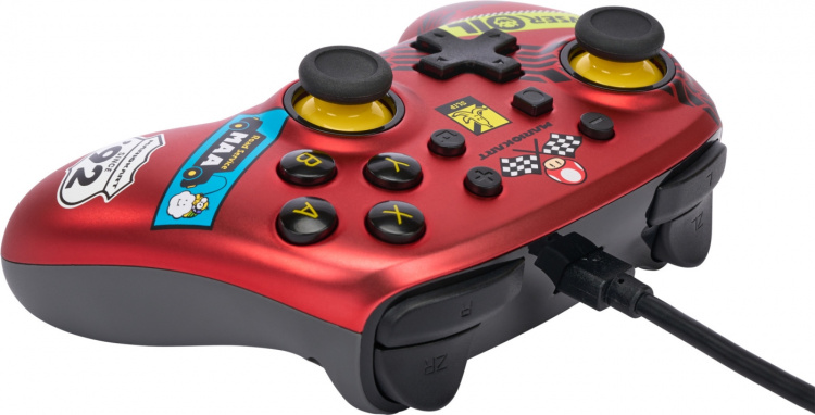 PowerA Nano Wired Controller -peliohjain, Mario Kart: Racer Red, Switch
