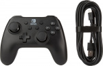 PowerA Wired Controller -peliohjain, musta, Switch
