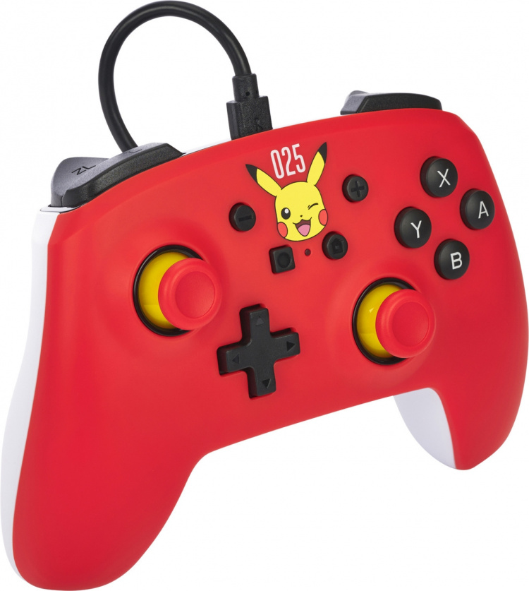 PowerA Wired Controller -peliohjain, Laughing Pikachu, Switch PowerA Wired Controller -peliohjain, Laughing Pikachu, Switch