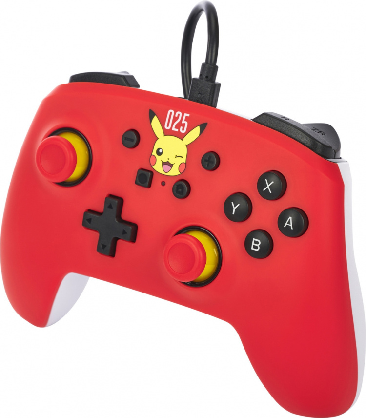 PowerA Wired Controller -peliohjain, Laughing Pikachu, Switch PowerA Wired Controller -peliohjain, Laughing Pikachu, Switch
