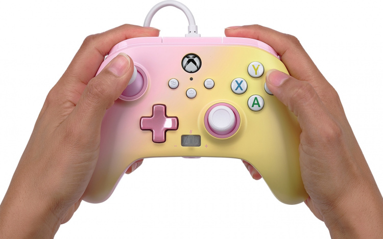 PowerA Enhanced Wired Controller -peliohjain, Pink Lemonade, Xbox