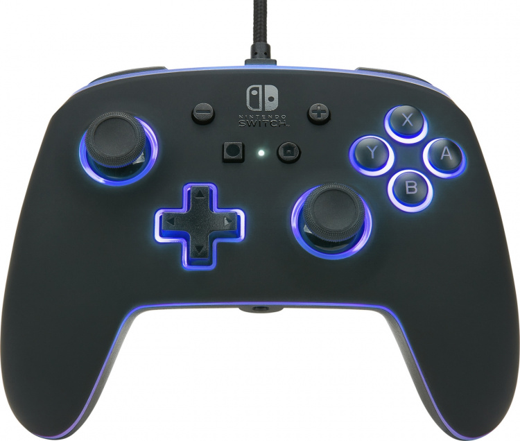 PowerA Spectra Enhanced Wired Controller -peliohjain, musta, Switch