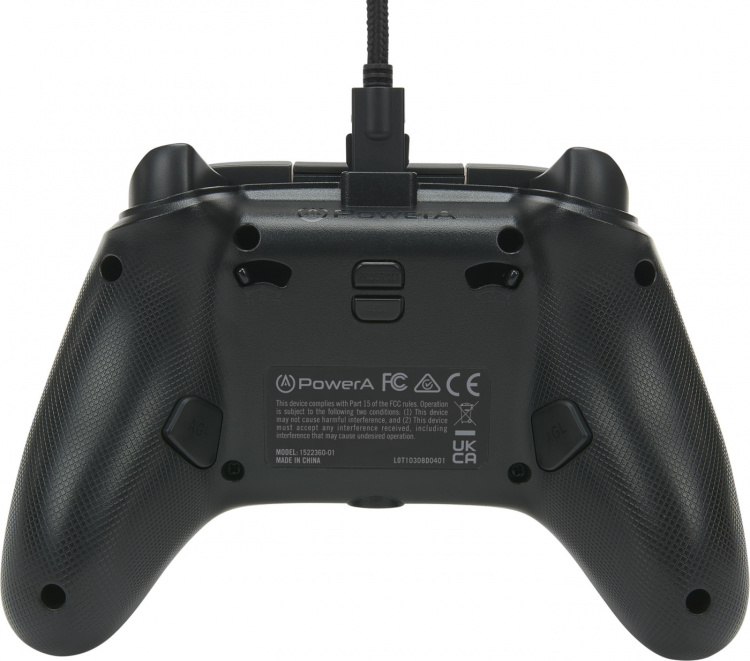 PowerA Spectra Enhanced Wired Controller -peliohjain, musta, Switch