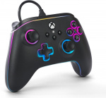 PowerA Lumectra Advantage Wired Controller -langallinen peliohjain, musta + RGB LED-nauha, Xbox / PC