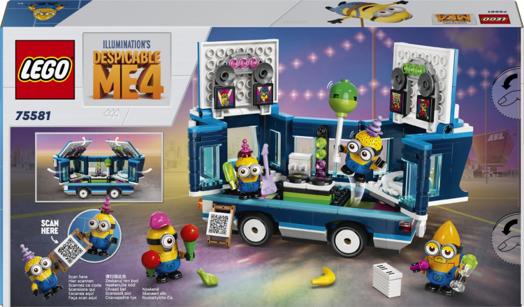 LEGO Minions 75581 - Kätyrien musajuhlabussi LEGO Minions 75581 - Kätyrien musajuhlabussi
