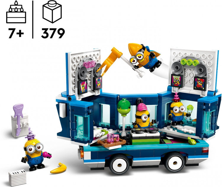 LEGO Minions 75581 - Kätyrien musajuhlabussi LEGO Minions 75581 - Kätyrien musajuhlabussi