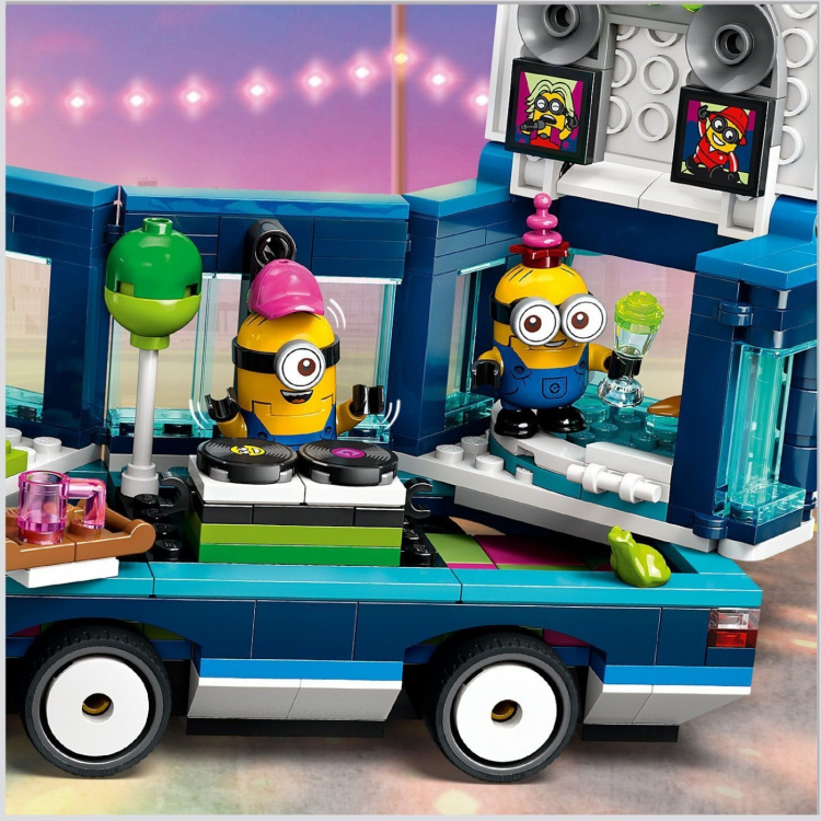 LEGO Minions 75581 - Kätyrien musajuhlabussi LEGO Minions 75581 - Kätyrien musajuhlabussi