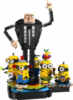 LEGO Minions 75582 - Palikoista rakennettavat Gru ja kätyrit