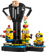 LEGO Minions 75582 - Palikoista rakennettavat Gru ja kätyrit