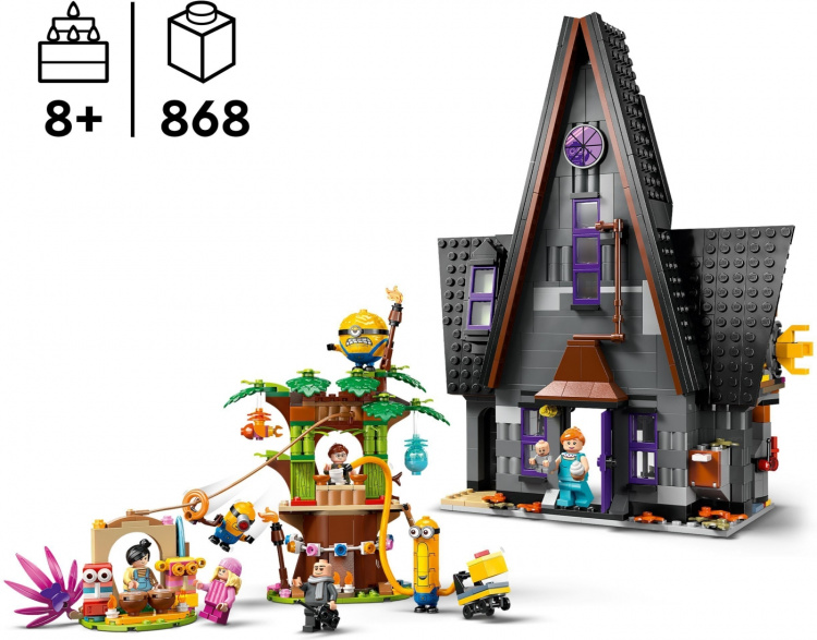 LEGO Minions 75583 - Kätyrien ja Grun kotitalo LEGO Minions 75583 - Kätyrien ja Grun kotitalo