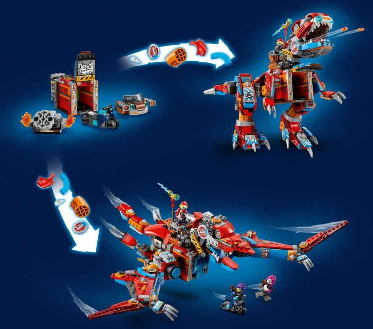 LEGO DREAMZzz 71484 - Cooperin robottidinosaurus C-rex LEGO DREAMZzz 71484 - Cooperin robottidinosaurus C-rex