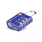travelblue 2 x TSA 3 dial combi lock, Mixed Black,Blue or Red