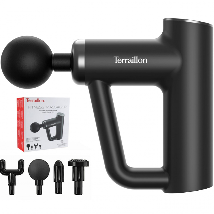 Terraillon Massagepistol Fitness Massager 4st tillbehör & USB-C Terraillon Massagepistol Fitness Massager 4st tillbehör & USB-C