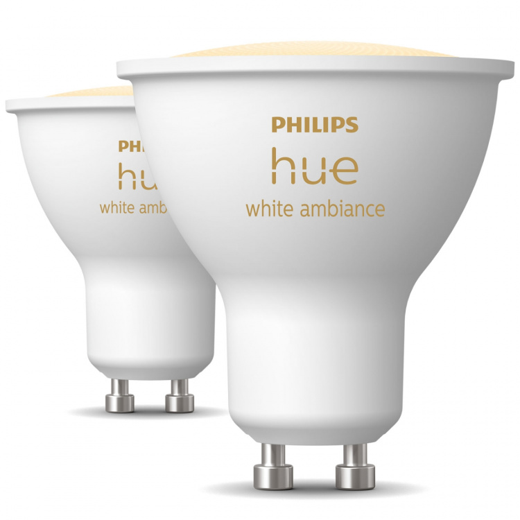 Philips Hue White Ambiance GU10 400lm 2-pack 2-pack