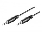 Goobay Audio cable Black 2.5m