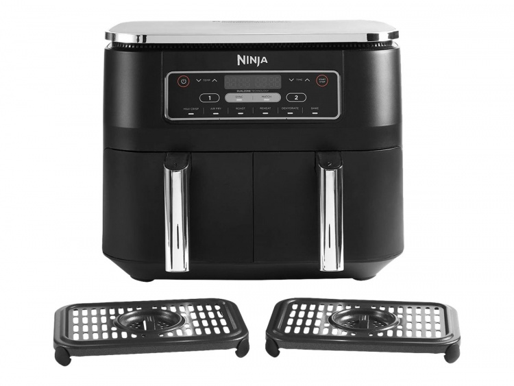 Ninja Foodi Dual Zone AF300EU Airfryer 2470W Grå Ninja Foodi Dual Zone AF300EU Airfryer 2470W Grå