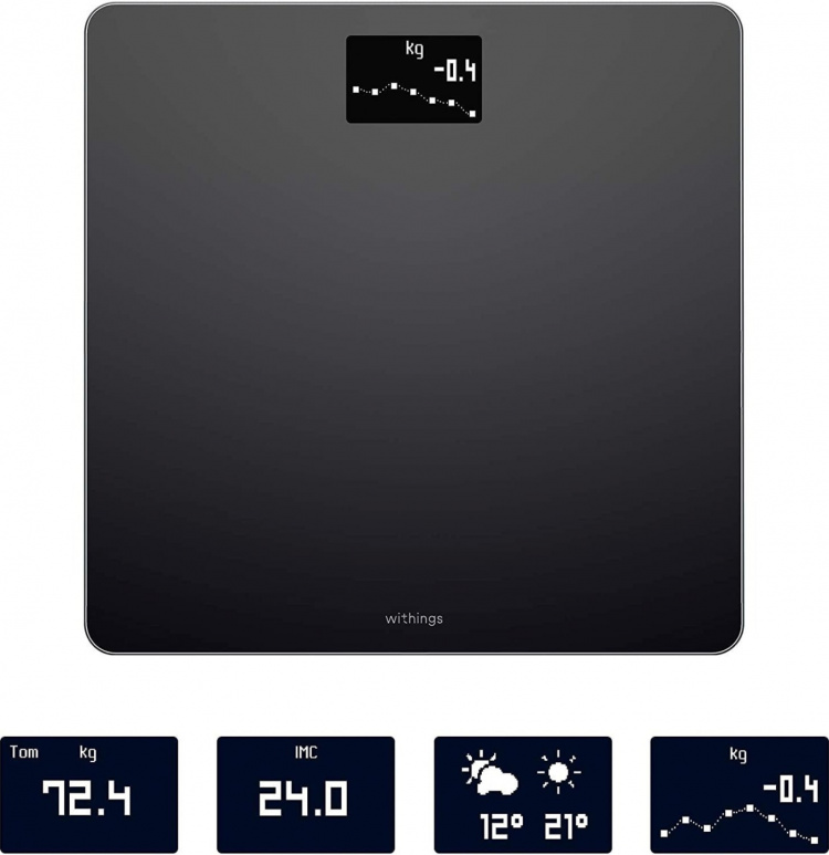 Withings Body -henkilövaaka, musta