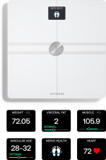 Withings Body Comp White -kehonkoostumusvaaka wifi-yhteydellä Withings Body Comp White -kehonkoostumusvaaka wifi-yhteydellä