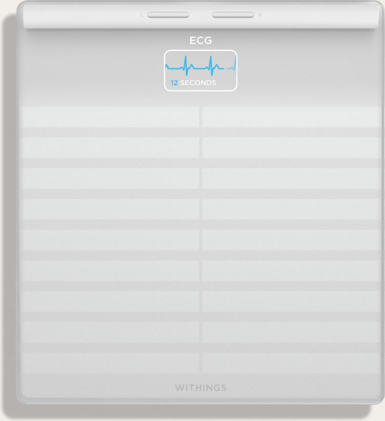 Withings Body Scan -älyvaaka, valkoinen