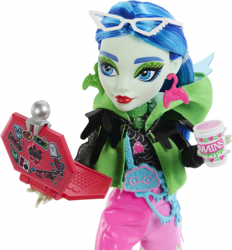 Monster High Skulltimate Secrets: Neon Frights Ghoulia - muotinukke