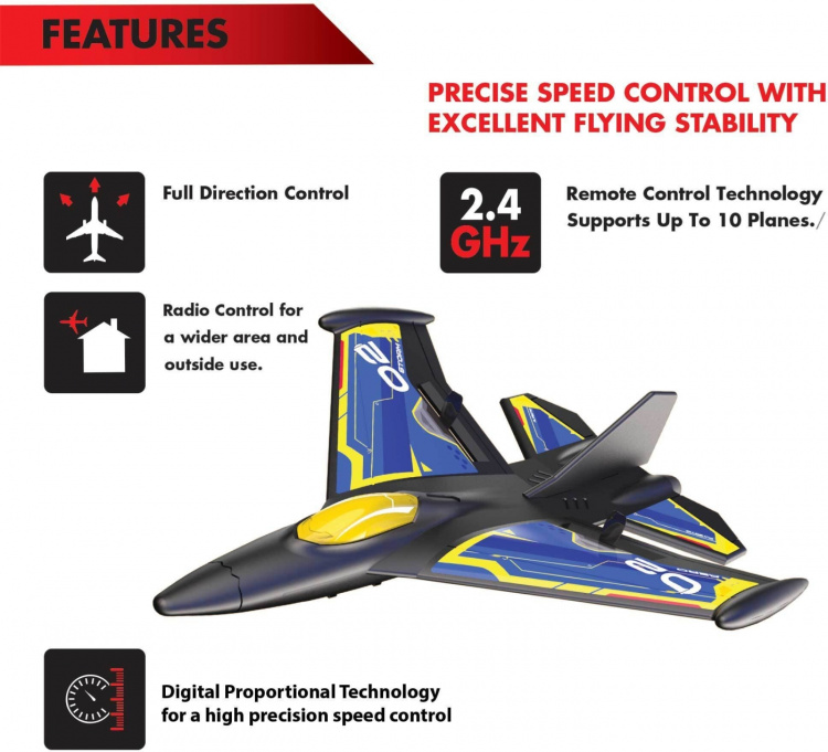 Silverlit Flybotic Sonic Evo - kauko-ohjattava lentokone