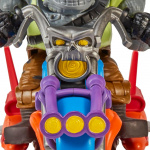 Teenage Mutant Ninja Turtles : Rocksteady Chopper Cycle -figuuri + moottoripyörä