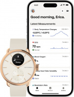 Withings Scanwatch 2 -älykello, 38 mm, ruusukulta