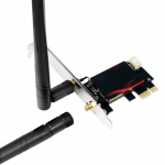 LogiLink PCI Express-kort Wifi 6E-adapter AX5400 + BT 5.2 LogiLink PCI Express-kort Wifi 6E-adapter AX5400 + BT 5.2