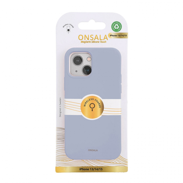 Onsala Backcover Sil Touch iPhone 13 /14 Summer Sky