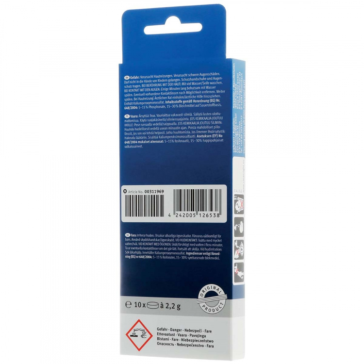 Bosch Puhdistustabletit täysautomaattisille kahvinkeittimille ja termokannuille Bosch Puhdistustabletit täysautomaattisille kahvinkeittimille ja termokannuille