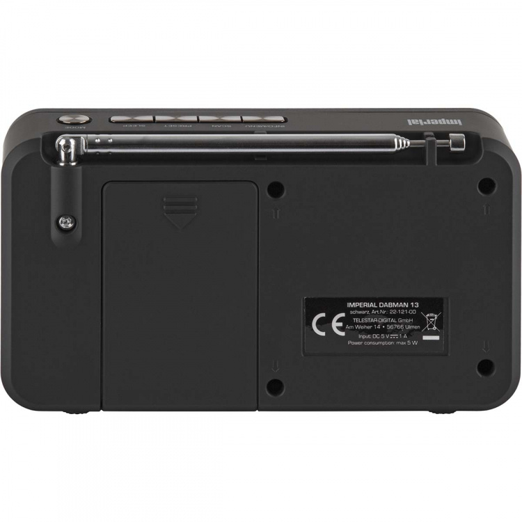 imperial DABMAN 13 Kannettava DAB+ / FM-radio musta imperial DABMAN 13 Kannettava DAB+ / FM-radio musta